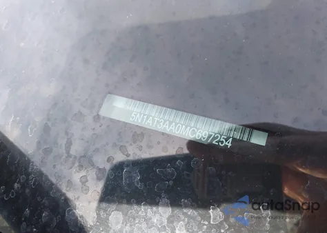 2021 Nissan Rogue S Fwd из США, поврежденный, VIN 5N1AT3AA0MC697254